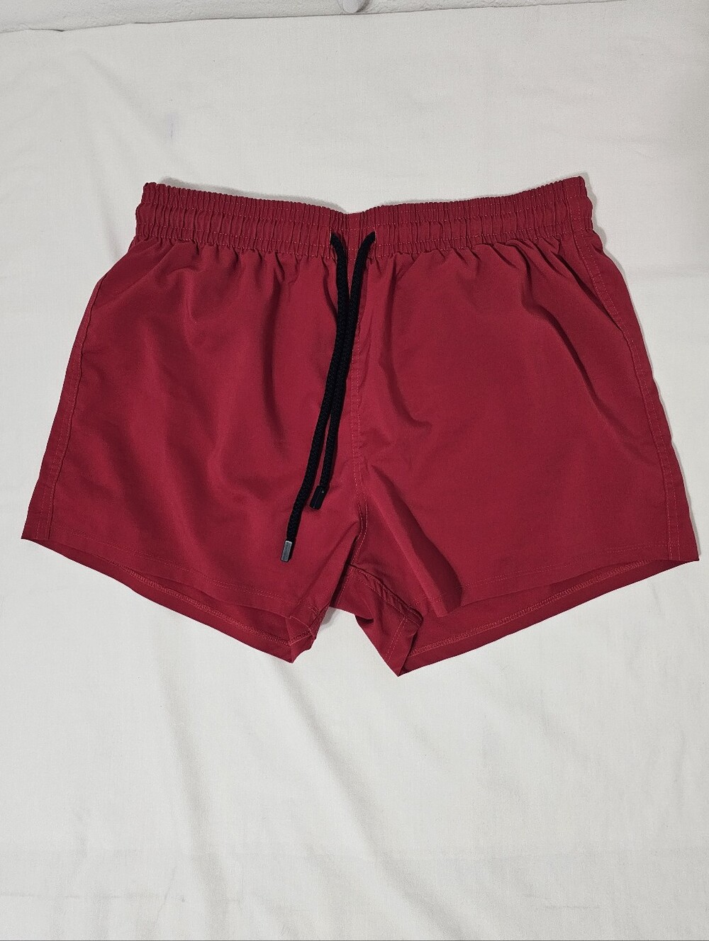 Vilebrequin Moorea Swim Trunks Men’s XL Red Luxury Designer Swim Shorts St. Trop